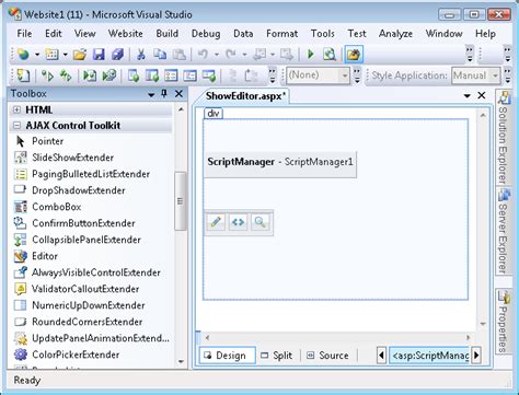 ajax control toolkit scriptmanager